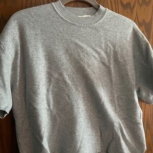 Abercrombie grey short sleeve knit
